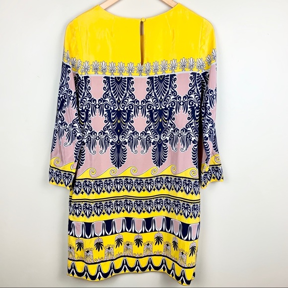 J Crew | 100% Silk Scroll Print Jules Dress - Picture 6 of 8